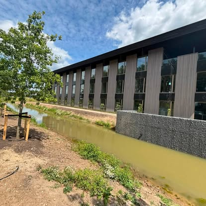 Detail van de HSB-elementen en geveldelen bij project GMB