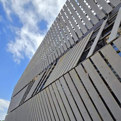 Frake geveldelen bij een project in Roermond